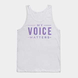 My Voice Matters Tank Top